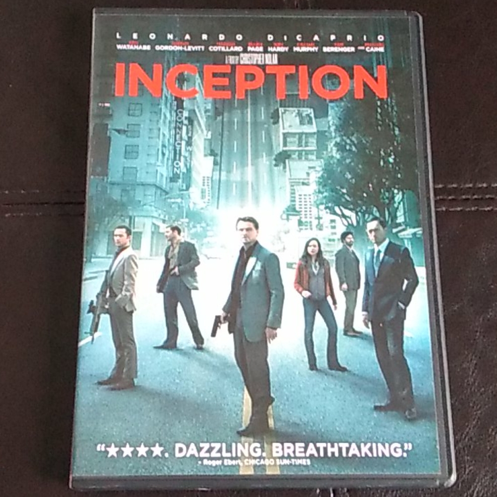 DVD Inception Movie Leonardo Dicaprio